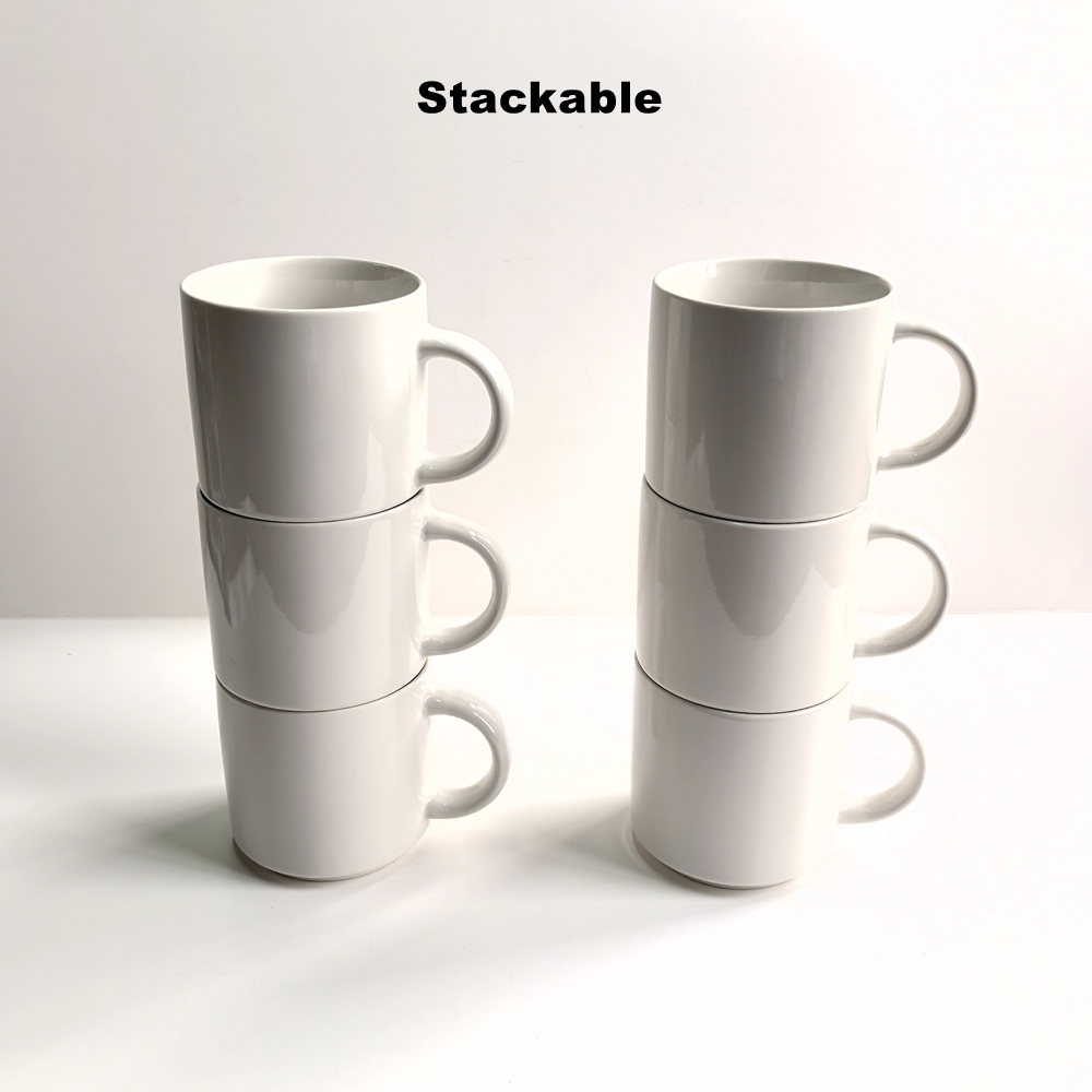 Набор из 6 штабелируемых чашек – обзор и цена Sublimation Mug White