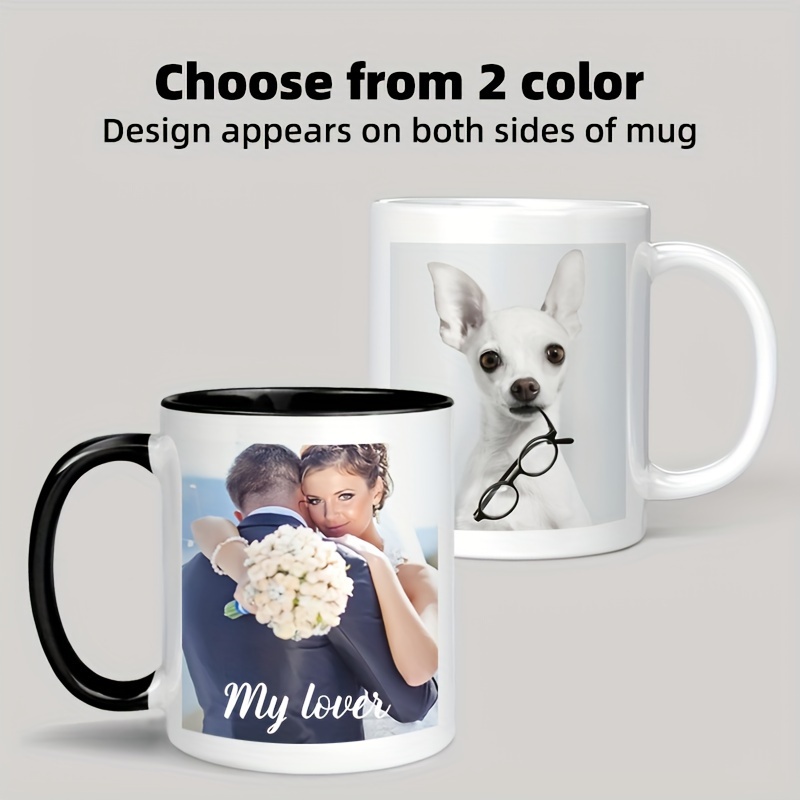Кружка с индивидуальным фото и – обзор и цена Sublimation Mug White